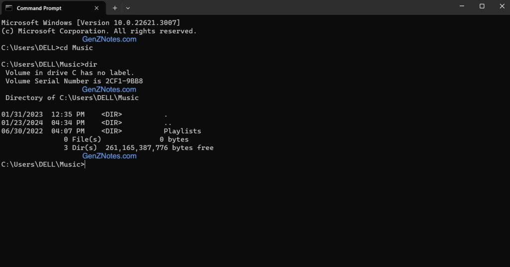 ms dos history and basic commands